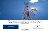 El Segundo dividendo digital y la banda de 600 MHz en México