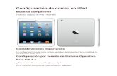 Configuración de correo en iPad