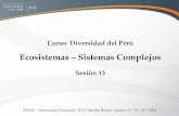 Sesión 13 - Ecosistemas Sistemas Complejos 1 2 y 3