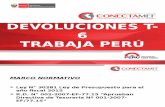 Devolución de Saldos_programa Trabaja Perú