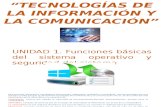 TECNOLOGÍAS DE LA INFORMACIÓN Y LA COMUNICACIÓN