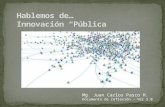 Reflexiones en torno a Innovación Pública