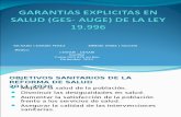 Listas Garantias Explicitas en Salud (Ges- Auge)