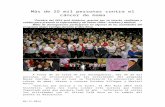 04.11.2014 Más de 25 Mil Personas Contra El Cáncer de Mama