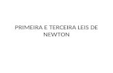 Leis de Newton - Primeira e terceira
