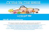 UNICEF. La Voz de Los Niños