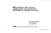 IGME - Mecánica de Rocas en Minería Metálica Subterránea [1991]