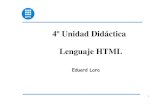 Portales - Ud4 - Lenguaje HTML