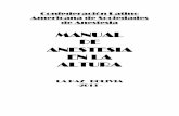 Manual de Anestesia en La Altura - Bolivia 2013