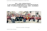 El Glorioso Levantamiento Indígena de Tungurahua, Junio 199 Vicente Chato Chango