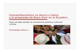 Posneoliberalismo en America Latina y la propuesta de Buen Vivir Leiva-Ecuador-v5.pdf
