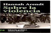 Arendt, Hannah - Sobre La Violencia