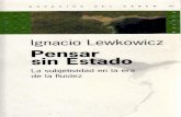 Lewkowicz Ignacio Pensar Sin Estado