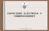 Capacidad ElÉctrica y Condensadores