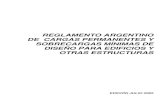 Cirsoc 101-2005 Cargas Permanentes Sobrecargas Mínimas