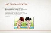 Qué Es Educacion Sexual