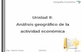 Unidad II Geografia y Economia