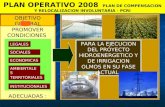 PLAN OPERATIVO 2008  PLAN DE COMPENSACION Y RELOCALIZACION INVOLUNTARIA - PCRI