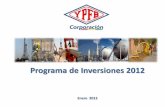 programa de inversiones 2012