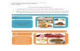 Actividad de Aprendizaje No 1 - clasificación de alimentos