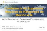 019Actualización en Reformas Fiscales Para El Año 2015