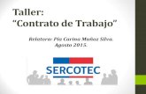 Taller Derecho Laboral: Contrato de Trabajo, Chile 2015