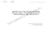 MODELO DE EDUCACIÓN DUAL DEL TECNOLÓGICO NACIONAL DE MÉXICO