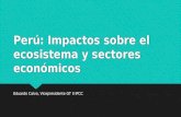 Perú: Impactos sobre el ecosistema y sectores económicos