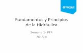 Semana 1 PFR - Hidraulica - Fundamentos y Principios
