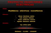 Medidores electronicos y electromecanicos