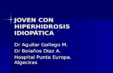 JOVEN CON HIPERHIDROSIS IDIOPÁTICA Dr Aguilar Gallego M. Dr Bolaños Diaz A. Hospital Punta Europa. Algeciras.