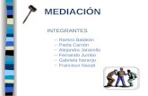 MEDIACIÓN INTEGRANTES –Ramiro Baldeón –Paola Carrión –Alejandra Jaramillo –Fernando Jumbo –Gabriela Naranjo –Francisco Nazati.