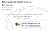 Régimen de Conflicto de Intereses Elisabeth Ungar Bleier Directora Ejecutiva Corporación Transparencia por Colombia Seminario Transparencia y probidad.