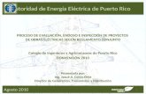 PROCESO DE EVALUACIÓN, ENDOSO E INSPECCIÓN DE PROYECTOS DE OBRAS ELÉCTRICAS SEGÚN REGLAMENTO CONJUNTO Colegio de Ingenieros y Agrimensores de Puerto Rico.