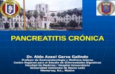PANCREATITIS CRÓNICA Dr. Aldo Azael Garza Galindo Profesor de Gastroenterología y Medicina Interna Centro Regional para el Estudio de Enfermedades Digestivas.