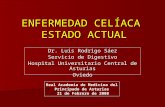 ENFERMEDAD CELÍACA ESTADO ACTUAL Dr. Luis Rodrigo Sáez Servicio de Digestivo Hospital Universitario Central de Asturias Oviedo Real Academia de Medicina.