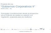 Instituto de Auditores A.G. Proyecto de Ley “Gobiernos Corporativos II” (Boletín 5301 – 05) Principales consideraciones desde la perspectiva de la.