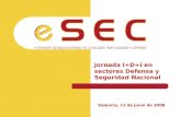 Jornada I+D+i en sectores Defensa y Seguridad Nacional Valencia, 12 de junio de 2008.