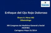 Enfoque del Ojo Rojo Doloroso Álvaro R. Pérez MD Oftalmólogo XIX Congreso de Medicina General y Social ASOMEG Cartagena Mayo 31/2014.