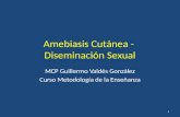 Amebiasis Cutánea - Diseminación Sexual MCP Guillermo Valdés González Curso Metodología de la Enseñanza 1.