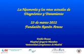 La Neumonía y los retos actuales de Diagnóstico y Tratamiento 23 de marzo 2012 Fundación Ramón Areces Emilio Bouza Hospital Gregorio Marañon Universidad.