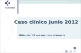 Niño de 13 meses con cianosis Caso clínico Junio 2012.