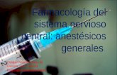 Farmacología del sistema nervioso central: anestésicos generales -Cerquín Vargas Henry kit -Carrera Jara, Yesenia -Regalado Cabanillas Danny.
