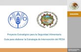 Proyecto Estratégico para la Seguridad Alimentaría Guía para elaborar la Estrategia de Intervención del PESA.