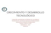 CRECIMIENTO Y DESARROLLO TECNOLÓGICO FUNDACIÓN UNIVERSITARIA AUTÓNOMA DE LAS AMÉRICAS TECNOLOGÍA EN GESTIÓN DE NEGOCIOS INTERNACIONALES ASIGNATURA ECONOMÍA.