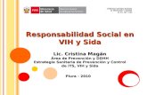 Piura - 2010 Responsabilidad Social en VIH y Sida Lic. Cristina Magán Área de Prevención y DDHH Estrategia Sanitaria de Prevención y Control de ITS, VIH.