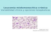 Leucemia mielomonocítica crónica Variabilidad clínica y opciones terapéuticas Esperanza Such Hospital Universitario La Fe.