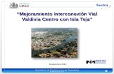 “Mejoramiento Interconexión Vial Valdivia Centro con Isla Teja” Septiembre 2010.
