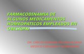 FARMACODINAMIA DE ALGUNOS MEDICAMENTOS HOMEOPATICOS EMPLEADOS EN OBESIDAD DR. CARLOS MARCOS FALCON ALDANA MEDICO CIRUJANO Y HOMEOPATA.