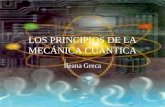 LOS PRINCIPIOS DE LA MECÁNICA CUÁNTICA Ileana Greca.